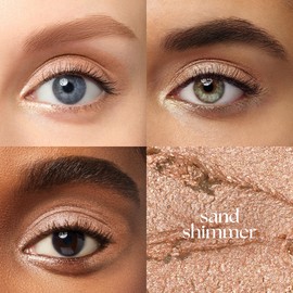 Julep Eyeshadow 101 Cream-to-Powder Waterproof Shadow Stick – Sand Shimmer – Long-Lasting, Crease-Proof, Champagne Toned Shimmer Cream Eyeshadow with Built-in Smudger