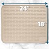 XXL Silicone Dish Drying Mat for Kitchen Counter or Under