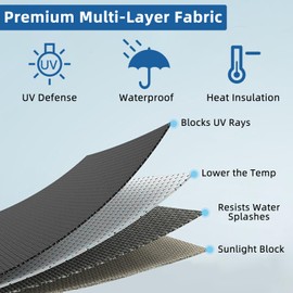 Zaxiva Blackout Roller Blind, No Drilling Required, 3 m x 145 cm, 100% Lightproof Blackout Fabric, Not Classic Roller Blind, Sun Protection for Interior Windows and Roof Windows, Blackout for Velux