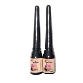 2 PACK! Prosa 4 in 1 Delineador Black Liquid Eyeliner - Tintero (Felt Tip)