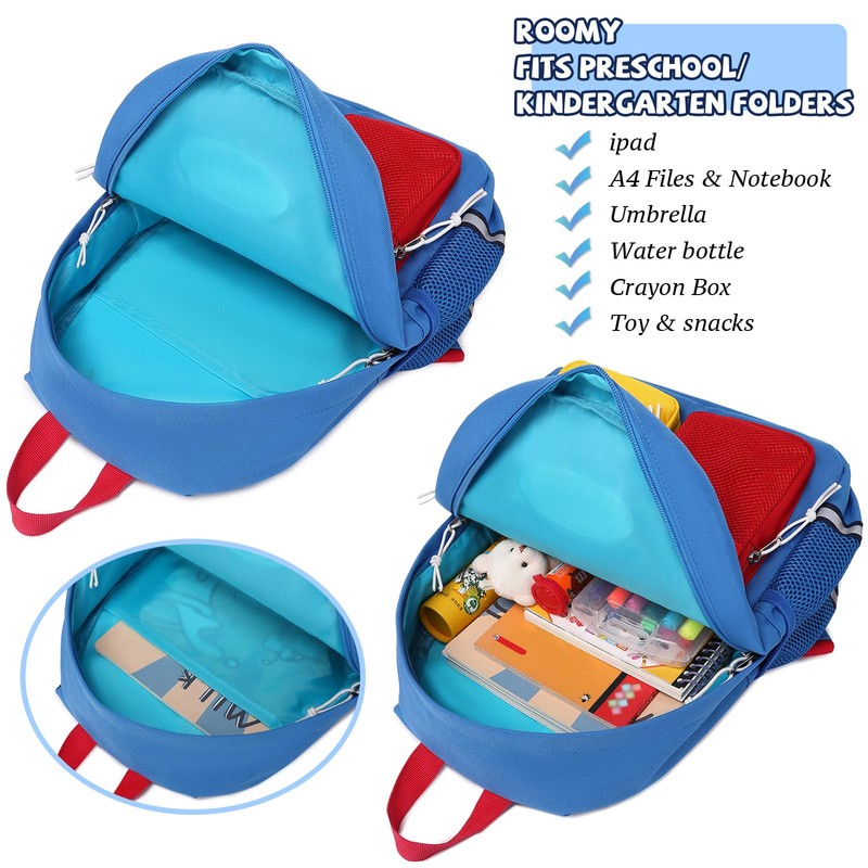 Ryushoyo - Mochilas para niños y niñas con correa para