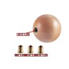 DEWHEL Real Wooden Gear Shift Knob 4 Speed 5 Speed