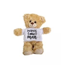 SpreadPassion Mama's New Man Teddy Bear, Mama Gift , Gift For Mama Gift Stuffed Animal