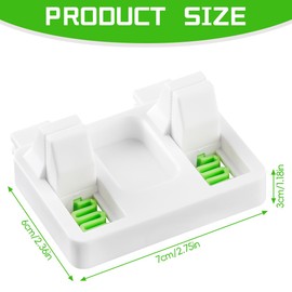 Lotsdonxia Adjustable Soldering Clamp & Wire Holder – Heat-Resistant Welding Fixture for Electronics, DIY & Automotive Repairs | Precision Welding Tool (White)