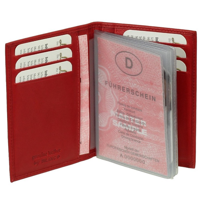 Luxury Leather ID Card Holder Basic Document Folder Ideal for