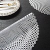 Hosoncovy 4 Pack Decorative PVC Placemats - Hollow Dining Table