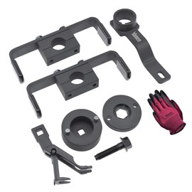 Engine Timing Tool Kit Compatible with Ford 4.6L 5.4L 6.8L 2-Valve and 4-Valve Engine with Valve Spring Compressor Tool, 6 Pcs Camshaft Holding Tool, Crankshaft Camshaft Positioning Tool, 303-557 6477