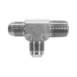 Unbranded 2605-06-06-06 Hydraulic Fitting 3/8" Male JIC Male Tee