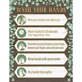 Eucalyptus Wash Your Hands Chart