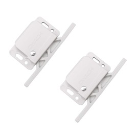 2 Pack OWACH Grabber Catch 5lbs RV Drawer Latch (CL-308) for RV Motorhome Trailer Camper Marine Boat Cabinet Door Replacement Southco C3-805 (5 Lbs, White)