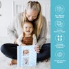 Pearhead P62201 Chevron Baby Book with Clean Touch Ink Pad,