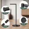 Evolvegoods Matte Black Toilet Paper Holder Stand, Free Standing Toilet