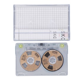 Blank Cassette Tapes High Output Low Noise DIY 46min Recording Time Reel to Reel Cassettes Tape for Music Recording Gold