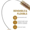 Graplan Brass Pipe Cleaning Brush, Brass Wire Brush Set 8/10/12/15/18/20