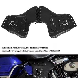 Unbranded Heat Saddle Shield Deflector For Harley Touring Sportster Road King Dyna Softail