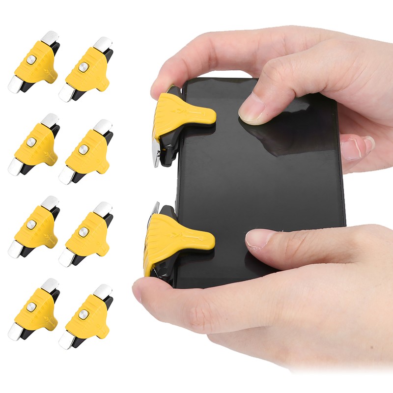 8 Pcs F1 Metal Games Buttons Mobile Shooting Trigger Controller