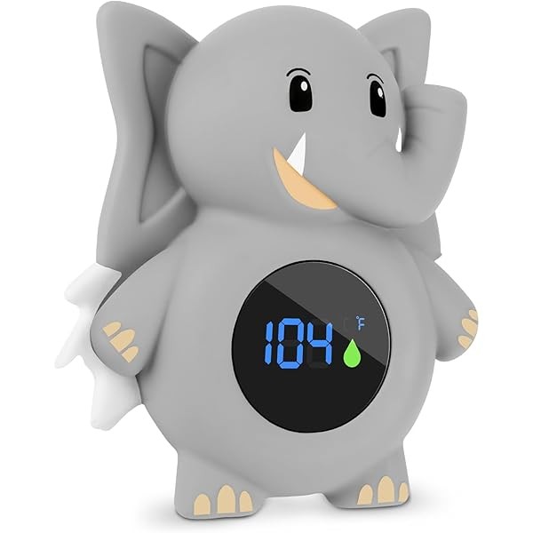 Baby Bath Thermometer, with LED Display and Temperature Warning,Kids' Bathroom