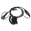 Walkie Talkie Headset Intercom 2 Way Radio Black Earphones Universal