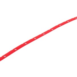 Polyester Rope, 0.08 inch (2 mm), 7.9 ft (20 m), Reflective Material, Tent Rope, Guide Rope, Paracord Guideline, Guy Rope (Red)