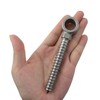 XGNG 1 Pair Stainless Steel Wood Threaded Bolt Hinges Wood