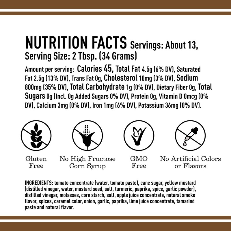 Lillie's Q - Smoky BBQ Sauce, Gluten-Free, Non-GMO, No Preservatives,