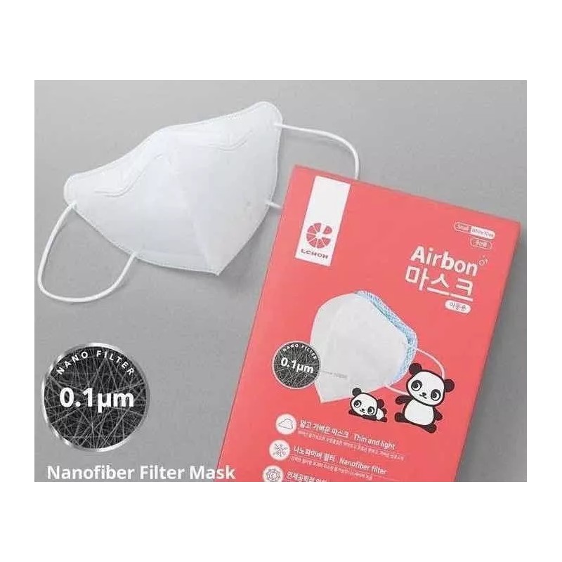 Airbon Cubreboca Reutilizable Nanofiltro / Soomlab + Airbon (10pz)