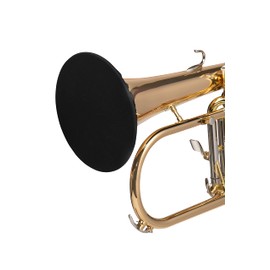 Gator Cases Double-Layer Wind Instrument Cover for Trombone, Tenor/Bari Sax, Flugelhorn, Alto Horn; Fits Bell Sizes Ranging from 5.25 to 6.75-Inches, Black (GBELLCVR0607BK-NF)