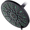 AquaDance 7-inch 6-Setting Rainfall Showerhead with Anti-Microbial Microban Protection from