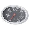 DEWIN BBQ Grill Thermometer, Oval Shaped Stainless Steel Roasting Thermometer