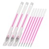 1set Lip and Eyebrow Tattoo Stencil Markers Multi-functional Eyebrow Mapping Pen for Precise Lip and Brow Shaping Includes Markers and Refill Tips for Professionals