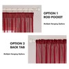 MIULEE Curtains with Ruffle Tape, Set of 2 Curtains, Living