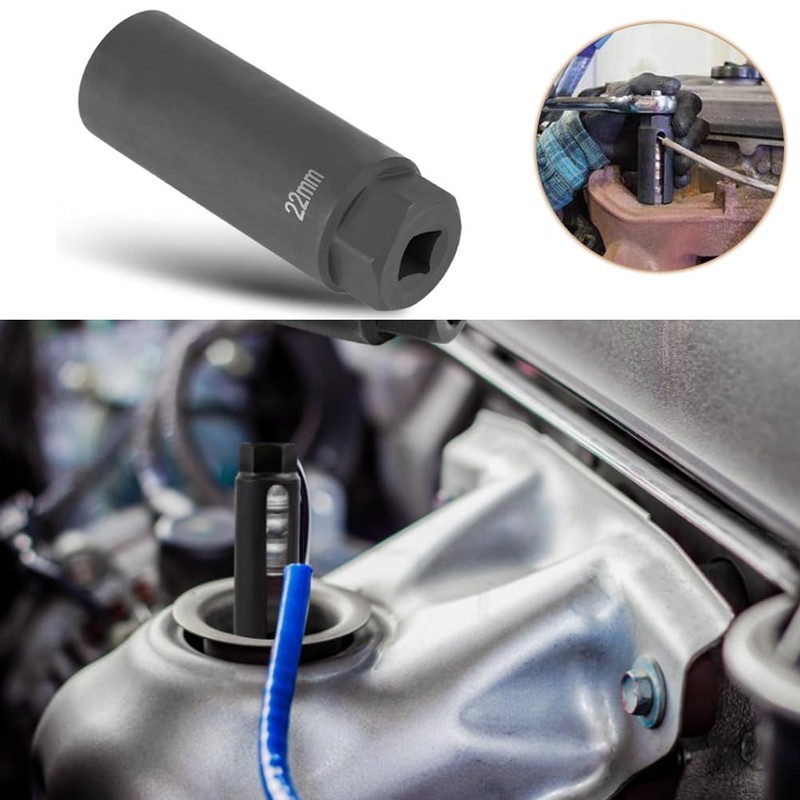 22mm Auto exhaust O2 offset car Oxygen Sensor Socket set