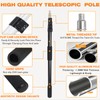 28FT Reach Telescopic Extension Pole, 5-20FT Multi-Purpose Extendable Pole with
