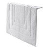 De Witte Lietaer 195205 White Cotton Bathroom Rug 75 x