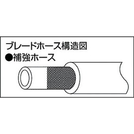TRUSCO(トラスコ) ブレードホース 8X13.5mm 5m TB-8135-5