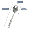 IMEEA 12.8-Inch Cooking Spoon SUS304 Stainless Steel Basting Spoon Large