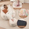 Bean Bag Chair with Ottoman, Modern Giant Bean Bag Couch