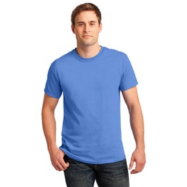 Gildan Mens Ultra Cotton 100% Cotton T-Shirt, Large, Carolina Blue