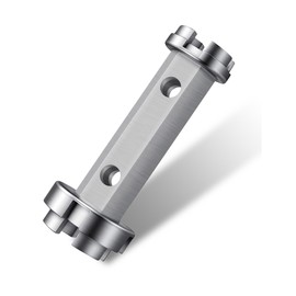 JTWKING Tub Drain Remover & Basin Wrench, Dual Ended Ratchet Wrench Use to Install and Remove Most Bath and Shower Drains and Closet Spuds Square Plastic Toilet Seat Nuts