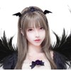 Black Omen br520-bk Devil Feather Feather Cosplay Accessory Costume for