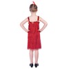 Rabtero Kids Roaring the 20s Fancy Dress Costume, Girls Flapper