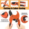Tanstic 2Pcs Ratchet PVC Pipe Cutter Tool and PEX Straight