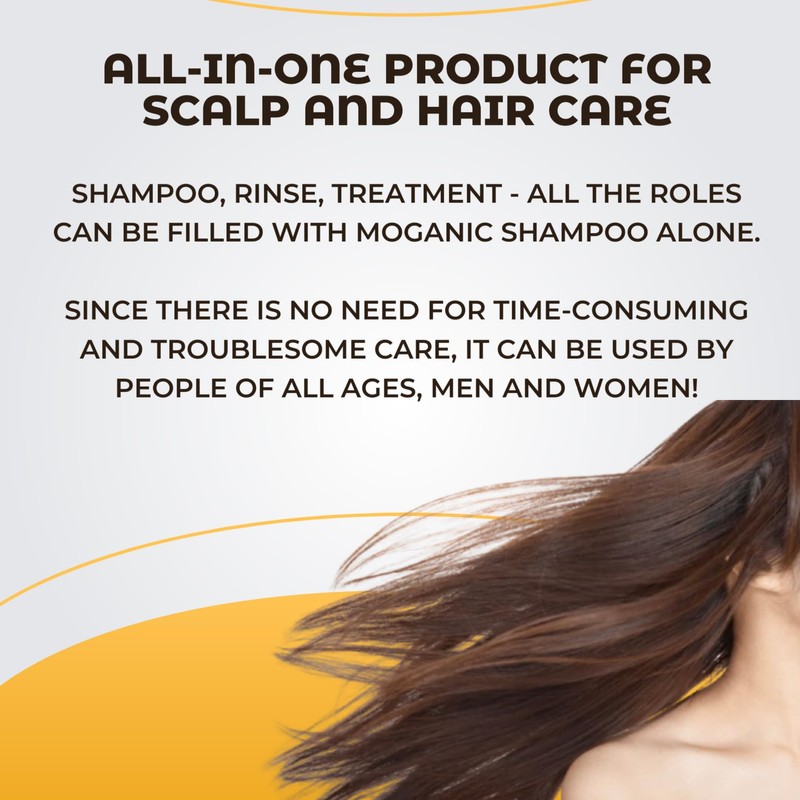 CHETNA Morganic Shampoo, 10.1 fl oz (300 ml), Weak Acid