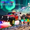 Nilight 4Pcs Car Underglow Neon Accent Strip Lights 256 LEDs