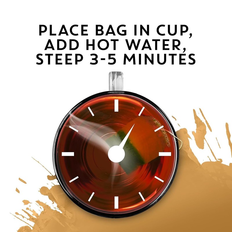 TAZO Awake English Breakfast & Chai Tea Bundle, 32 Tea