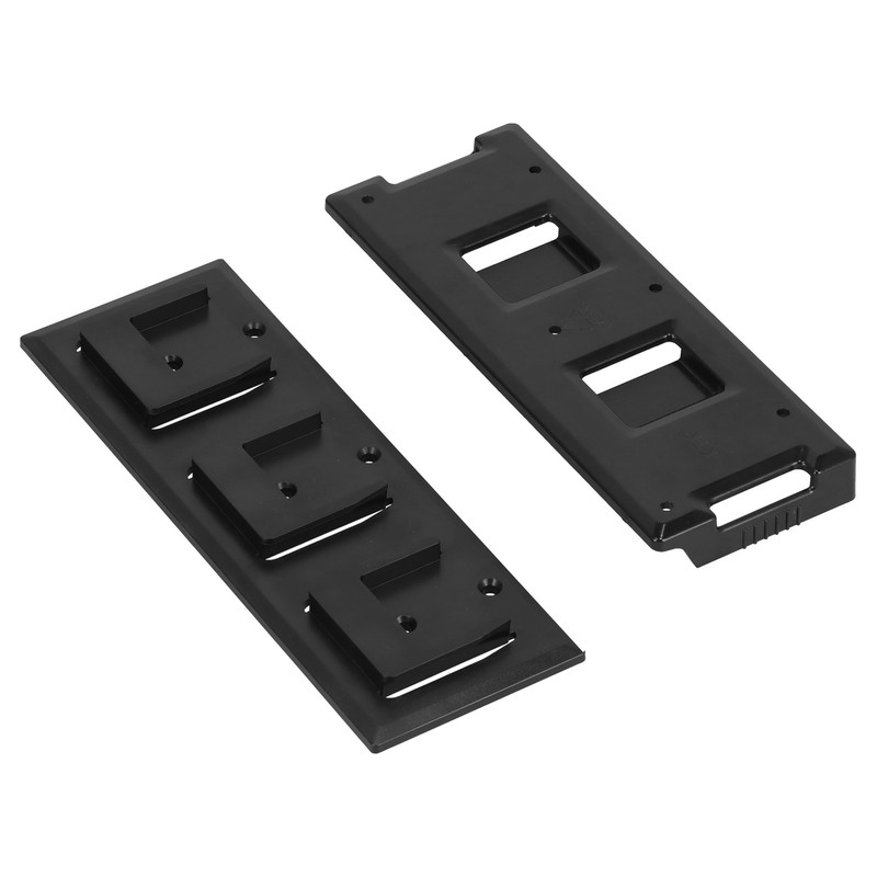Power Tool Battery Holder Set 3 Hole Mount Ready Dock