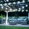 StarryEver Lantern String Lights Outdoor Plug in, 40Ft Connectable Warm
