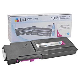 LD Compatible Toner to Replace Dell 331-8431 (XKGFP) Extra High Yield Magenta Toner Cartridge for Dell C3760 and C3765 Laser Printers