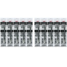 2 X Uni-ball Jetstream Fine Point Roller Ball Pens Refills for Multi Pen Type -0.7mm-black Ink-value Set of 5