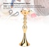 2 Pcs Wedding Flower Stand Exquisite Metal Candle Holder Wedding